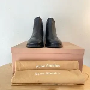 Acne Studios | Shoes | Acne Studios Leather Chelsea Boots  display picture 1